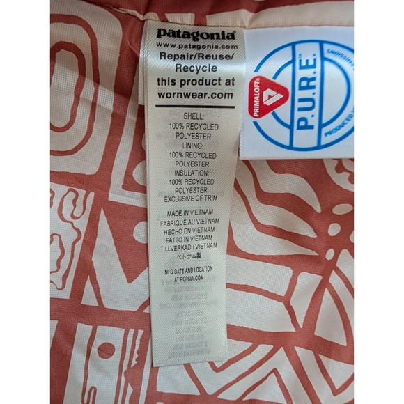 Patagonia Nano Puff Jacket Womens 2XS Sandy Milon Primaloft Long Sleeve Full Zip - Picture 4 of 4